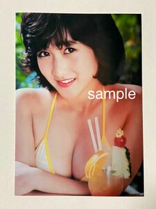  Okada Yukiko L stamp photograph idol 1292