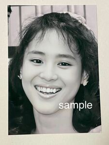  Matsuda Seiko L stamp photograph idol *9181