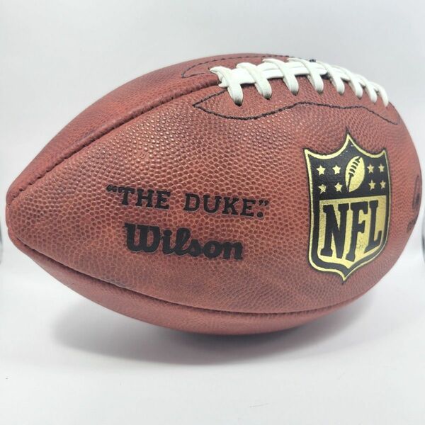 【新品同様】Wilson　THE DUKE　デューク　アメフトボール　アメリカ製　NFL