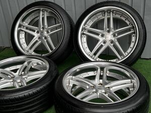 ワークグノーシスGR205 GR5 20インチホイール/タイヤ　(20x9.5J +15) (20x9.5J +15) PCD 5x120 レクサス LS460 LS600 LS500 LC500 9バリ山 