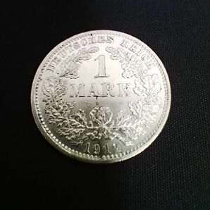 ドイツ帝国 1マルク銀貨