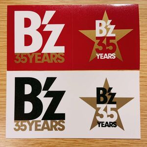 B'z ステッカー　35周年　2枚セット