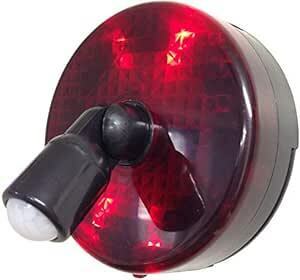 リーベックス(Revex) LED センサー ライト 電池式 防雨型人感センサー 防犯 赤いLED アラーム音 スーパーパトピ