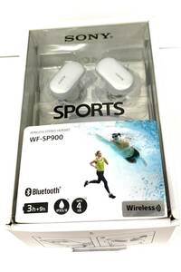 ソニー 完全ワイヤレスイヤホン WF-SP900 : Bluetooth対応 左右分離型 防水仕様 4GBメモリ内蔵 2018年モデル / マイク付き /ホワイト