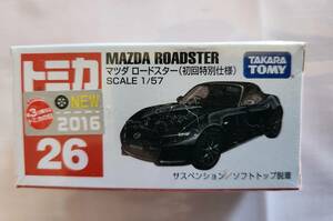 トミカ　NO.26　マツダ　ロードスター　初回カラー