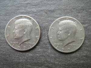 ケネディコイン HALF DOLLAR 1971年 　アメリカ リバティコイン 50セント