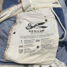 DENHAM ☆ デンハム☆ スリムストレート☆ ユーズド加工デニム☆30インチ_画像9