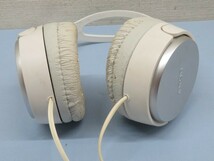 ■SONY MDR-XD150 ヘッドホン ホワイト ソニー ステレオヘッドフォン オーバーヘッド型 動作品 94219■！！_画像5