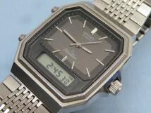 ■SEIKO H449-502A 腕時計 Silver Wave クォーツ アナデジ セイコー シルバーウェーブ 電池交換済み 94608■！！_画像2