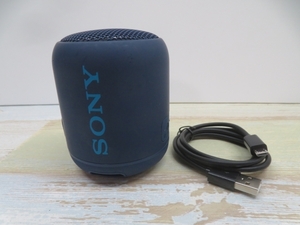 #SONY SRS-XB12 беспроводной динамик Sony портативный динамик Bluetooth динамик USB зарядка кабель имеется рабочий товар 94750#!!