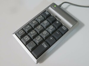*BUFFALO BTK-U02/SV USB соответствует цифровая клавиатура /Tab ключ имеется Buffalo PC сопутствующие товары рабочий товар 94926*!!