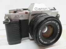 ★Canon AL-1 一眼レフカメラ マニュアルフォーカス CANON LENS FD 50mm 1:2 キャノン フィルター2枚付き USED 94948★！！_画像1