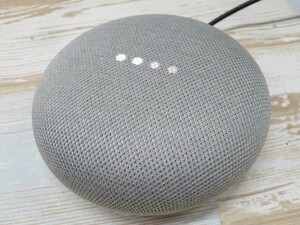 ★Google H0A Google 1600 スマートスピーカー Google Home Mini グーグル ホームミニ USBケーブル付き USED 95038★！！