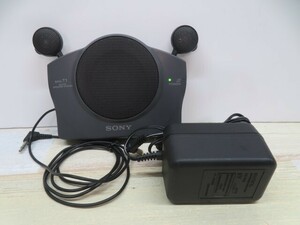 *SONY SRS-T1 портативный активные аудиоколонки Sony адаптор / с батарейкой рабочий товар 95306*!!