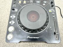 G019-G13-157 Pioneer パイオニア DJテーブル コンパクトディスクプレーヤー CDJ-1000 通電確認済み_画像3