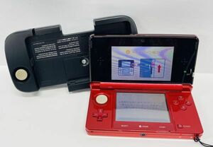 F230-CH4-479 任天堂 NINTENDO 3DS ニンテンドー3DS CTR-001 ゲーム機 本体 レッド 通電確認済み