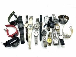 E006-00000 SEIKO CASIO CITIZEN DIESEL など メンズ レディース 腕時計 20点セット まとめ売り Baby-G G-SHOCK SPRIT etc.