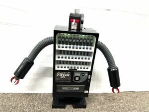 F011-124414-3 Coca Cola コカ・コーラ ベンディングマシンゼロ ロボット レトロ インテリア 箱付き 通電確認済み