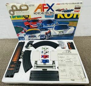 F261-G18-9 TOMY トミー AFX HO-SCALE RACING XS-103 4車線 ハイグレードレーシングセット 未組立