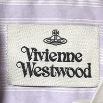 ヴィヴィアンウエストウッド フード付き シャツ 48 Vivienne Westwood ストライプ オーバーサイズ_画像4