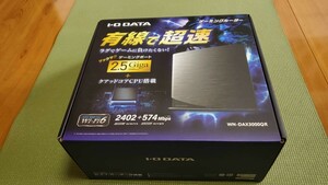 アイ・オー・データ機器 I-O DATA Wi-Fiルーター Wi-Fi 6（11ax）対応 2402＋574Mbps ゲーミングルーター WN-DAX3000QR 中古品