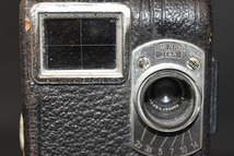 【光成】1920年～フランス製「パテ・映画撮影機・8ミリカメラ」PATHE社・稼働未確認・皮張り④_画像3