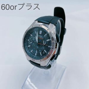 4A168 【動作品】CASIO カシオ メンズ 腕時計 wave ceptor MULTI BAND 3 5174 WVQ-M410 ソーラー 稼働