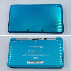 4D036 Nintendo 任天堂 3DS 3DSLL 2台 セット SPR-001 CTR-001 充電器付 通電確認済の画像3
