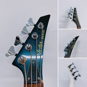 4Ｅ083 Vester MANIAC ヴェスターマニアック エレキギター E758071 弦長約82cm ナット幅約4.5cm (素人採寸) ソフトケース付 の画像6