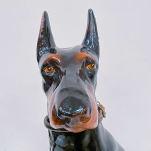 4B064 ドーベルマン 置物 犬 人形 オブジェ インテリア 犬の置物 の画像6