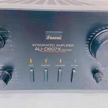 5C009 SANSUI サンスイ プリメインアンプ AU-D607X オーディオ機器 _画像5