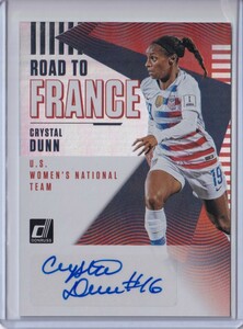2018-19 Panini Donruss - Road to France Autographs #RF-CD - Crystal Dunn