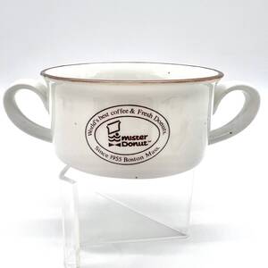 非売品 1987 ヴィンテージ mister donut テーブルウェア スープ 皿 カップ ドーナツ ミスド ミスター ドーナッツ ノベルティ 食器 ロゴ 旧