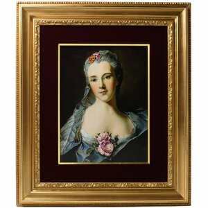 ヘレンド 陶板画 薔薇の貴婦人 世界総数25点の限定制作品 サイン入り 手描き Herend