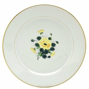 Art hand Auction Sevres dinner plate, painted plate, service uni, Maurice Sabrou, hand painted, original, produced in 1947, hard porcelain, Western tableware, made in France, new, Sevres, plate, dish, Dinner Plates, Pasta plate, Single item