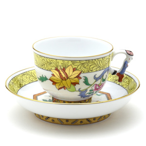 Art hand Auction Herend Teacup Inner Harmony Openwork Mandarin Decoration Handmade Hand Painted Signed by Master Painter Brand New Hungary Herend, Tea utensils, Cup and saucer, Tea cup
