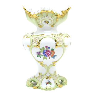 Art hand Auction Herend Victoria 花束装饰花瓶 (06531) 别致花瓶 手绘装饰花瓶 花瓶装饰品 匈牙利制造 全新 Herend, 家具, 内部的, 内饰配件, 花瓶