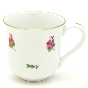 Art hand Auction Herend Tasse Stiefmütterchen Handbemaltes Porzellan Western Geschirr Kaffee/Tee/Milch Tasse Geschirr Blumenmuster Made in Hungary Brandneu Herend, Tee-Utensilien, Becher, Keramik