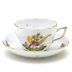 Art hand Auction Herend Multi-purpose Cup & Saucer Pheasant (FS-1) Hand-painted Porcelain Western-style Tableware Coffee/Tea Cup Tableware Made in Hungary Brand New, Tea utensils, Cup and saucer, coffee, Can also be used for tea