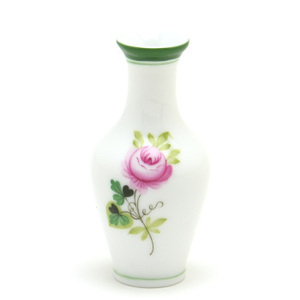 Art hand Auction Herend Vienna Rose Mini Vase (07103) Einzelblumenvase, aus Porzellan, handgemalt, Blumenvase, Ornament, Dekoration, Hergestellt in Ungarn, Brandneu, Herend, Möbel, Innere, Interieur-Zubehör, Vase