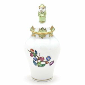 Art hand Auction Herend Vase (Mini) Victoria Bouquet Decoration Variation (2) Decorative Vase with Lid Mandarin Decoration Porcelain Flower Vase Flower Vase Made in Hungary Brand New Herend, furniture, interior, Interior accessories, vase