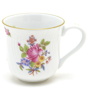 Art hand Auction Herend Mug Printemps Hand-painted Porcelain Western Tableware Coffee/Tea/Milk Mug Tableware Floral Pattern Made in Hungary Brand New Herend, Tea utensils, Mug, Ceramic