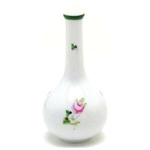 ヘレンド ウィーンの薔薇 花瓶(07104) 手描き 一輪挿し 磁器製 飾り壺 花器 花活け 飾り物 ハンガリー製 新品 Herend