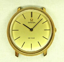 【JUNK品1円～】 OMEGA DE VILLE / オメガ デビル メンズ 手巻き ベルト欠品_画像1