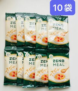 【新品】　ZENB ゼンブ ミール 10食 オートミール　糖質オフ