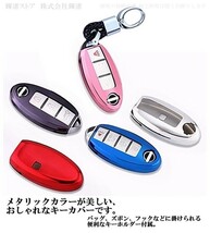 新品即決 送料無料 日産 TPU キーケース キーカバー ノート セレナ キューブ オーラ マーチ ジューク キャラバン スカイライン ティーダ_画像3