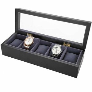  arm clock case black present present memory day Father's day birthday .. window 6ps.@ storage case wristwatch watch case 67