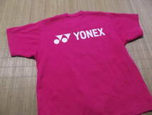 まとめて即決！小さいSSサイズ　ヨネックスYONEX　速乾　ピンク　半袖　Tシャツ　ポリエステル製　テニス　バドミントン_画像2