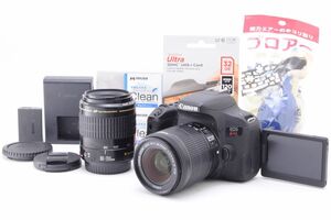 美品 Canon Eos Kiss x9i ダブルズームレンズセット SD(32GB)カード、おまけ付 ★1ヶ月保証★