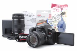 美品 Canon キヤノン Eos Kiss X10 ダブルレンズセット SD(32GB)カード、おまけ付 ★1ヶ月保証★